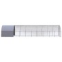 Galvanized steel outdoor chicken coop 3x10x2 m by , Cages and habitats for small animals - Ref: Foro24-3095476, Price: 708,30...