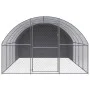 Outdoor galvanized steel chicken coop 3x6x2 m by , Cages and habitats for small animals - Ref: Foro24-3095474, Price: 465,45 ...