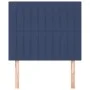 Cabeceros 2 unidades de tela azul 100x5x78/88 cm de , Cabeceros y pies de cama - Ref: Foro24-3116566, Precio: 59,94 €, Descue...