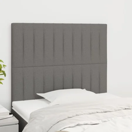 Headboards 2 units of dark gray fabric 80x5x78/88 cm by , Headboards and footboards - Ref: Foro24-3116545, Price: 63,91 €, Di...