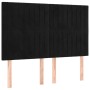 Kopfteile 4 Einheiten aus schwarzem Samt 72x5x78/88 cm von , Kopf- und Fußteile - Ref: Foro24-3116620, Preis: 106,17 €, Rabat...