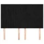 Cabeceros 4 unidades terciopelo negro 72x5x78/88 cm de , Cabeceros y pies de cama - Ref: Foro24-3116620, Precio: 92,69 €, Des...