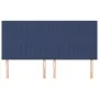 Cabeceros 4 unidades de tela azul 100x5x78/88 cm de , Cabeceros y pies de cama - Ref: Foro24-3116598, Precio: 110,96 €, Descu...