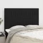 Cabeceros 4 unidades tela negro 72x5x78/88 cm de , Cabeceros y pies de cama - Ref: Foro24-3116570, Precio: 94,57 €, Descuento: %