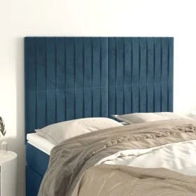 Kopfteile 4 Einheiten dunkelblauer Samt 72x5x78/88 cm von , Kopf- und Fußteile - Ref: Foro24-3116622, Preis: 112,84 €, Rabatt: %