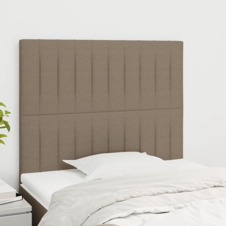 Kopfteile 2 Einheiten aus taupegrauem Stoff 100x5x78/88 cm von , Kopf- und Fußteile - Ref: Foro24-3116564, Preis: 55,78 €, Ra...