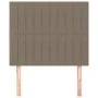 Headboards 2 units of taupe gray fabric 100x5x78/88 cm by , Headboards and footboards - Ref: Foro24-3116564, Price: 55,04 €, ...