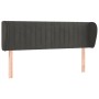 Kopfteil aus dunkelgrauem Samt, 147 x 23 x 78/88 cm von , Kopf- und Fußteile - Ref: Foro24-3117431, Preis: 73,34 €, Rabatt: %