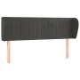 Kopfteil aus dunkelgrauem Samt, 147 x 23 x 78/88 cm von , Kopf- und Fußteile - Ref: Foro24-3117431, Preis: 72,43 €, Rabatt: %