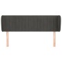 Kopfteil aus dunkelgrauem Samt, 147 x 23 x 78/88 cm von , Kopf- und Fußteile - Ref: Foro24-3117431, Preis: 73,34 €, Rabatt: %