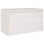 Muebles para TV 3 piezas madera maciza de pino blanco