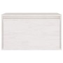 Muebles para TV 3 piezas madera maciza de pino blanco