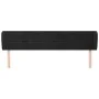 Cabecero de terciopelo negro 163x23x78/88 cm de , Cabeceros y pies de cama - Ref: Foro24-3117340, Precio: 69,80 €, Descuento: %