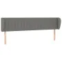 Dark gray fabric headboard 163x23x78/88 cm by , Headboards and footboards - Ref: Foro24-3117389, Price: 81,87 €, Discount: %