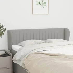 Kopfteil aus hellgrauem Stoff, 147 x 23 x 78/88 cm von , Kopf- und Fußteile - Ref: Foro24-3117380, Preis: 79,03 €, Rabatt: %