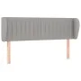 Kopfteil aus hellgrauem Stoff, 147 x 23 x 78/88 cm von , Kopf- und Fußteile - Ref: Foro24-3117380, Preis: 80,04 €, Rabatt: %