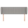 Kopfteil aus hellgrauem Stoff, 147 x 23 x 78/88 cm von , Kopf- und Fußteile - Ref: Foro24-3117380, Preis: 80,57 €, Rabatt: %