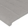 Light gray fabric headboard 147x23x78/88 cm by , Headboards and footboards - Ref: Foro24-3117380, Price: 79,16 €, Discount: %
