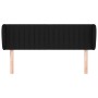 Cabecero de tela negro 147x23x78/88 cm de , Cabeceros y pies de cama - Ref: Foro24-3117382, Precio: 66,20 €, Descuento: %