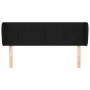Kopfteil aus schwarzem Stoff, 147 x 23 x 78/88 cm von , Kopf- und Fußteile - Ref: Foro24-3117382, Preis: 66,80 €, Rabatt: %