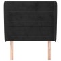 Headboard with black velvet ears 83x23x118/128 cm by , Headboards and footboards - Ref: Foro24-3118128, Price: 75,01 €, Disco...