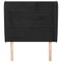 Headboard with black velvet ears 83x23x118/128 cm by , Headboards and footboards - Ref: Foro24-3118128, Price: 76,88 €, Disco...