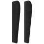 Headboard with black velvet ears 83x23x118/128 cm by , Headboards and footboards - Ref: Foro24-3118128, Price: 76,88 €, Disco...