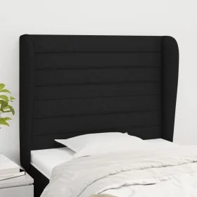 Headboard with black fabric ears 83x23x118/128 cm by , Headboards and footboards - Ref: Foro24-3118072, Price: 84,63 €, Disco...