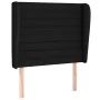 Headboard with black fabric ears 83x23x118/128 cm by , Headboards and footboards - Ref: Foro24-3118072, Price: 84,63 €, Disco...
