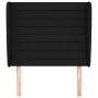 Headboard with black fabric ears 83x23x118/128 cm by , Headboards and footboards - Ref: Foro24-3118072, Price: 84,63 €, Disco...