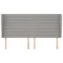 Headboard with light gray fabric ears 163x23x118/128 cm by , Headboards and footboards - Ref: Foro24-3118102, Price: 128,56 €...