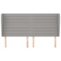 Kopfteil mit hellgrauen Stoffohren 163x23x118/128 cm von , Kopf- und Fußteile - Ref: Foro24-3118102, Preis: 130,27 €, Rabatt: %