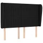 Headboard with black fabric ears 147x23x118/128 cm by , Headboards and footboards - Ref: Foro24-3118194, Price: 109,83 €, Dis...