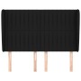 Headboard with black fabric ears 147x23x118/128 cm by , Headboards and footboards - Ref: Foro24-3118194, Price: 113,66 €, Dis...
