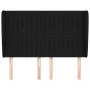 Headboard with black fabric ears 147x23x118/128 cm by , Headboards and footboards - Ref: Foro24-3118194, Price: 109,83 €, Dis...