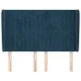 Headboard with dark blue velvet ears 147x23x118/128 cm by , Headboards and footboards - Ref: Foro24-3118246, Price: 137,95 €,...
