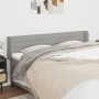 Kopfteil aus hellgrauem Stoff, 163 x 16 x 78/88 cm von , Kopf- und Fußteile - Ref: Foro24-3118914, Preis: 72,21 €, Rabatt: %