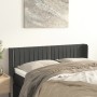 Cabecero de terciopelo gris oscuro 147x16x78/88 cm de , Cabeceros y pies de cama - Ref: Foro24-3119055, Precio: 62,54 €, Desc...