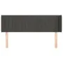 Cabecero de terciopelo gris oscuro 147x16x78/88 cm de , Cabeceros y pies de cama - Ref: Foro24-3119055, Precio: 71,73 €, Desc...