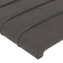Kopfteil mit dunkelgrauen Samtohren 83x16x118/128 cm von , Kopf- und Fußteile - Ref: Foro24-3119751, Preis: 70,46 €, Rabatt: %