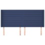 Headboard with blue fabric ears 163x16x118/128 cm by , Headboards and footboards - Ref: Foro24-3119732, Price: 112,41 €, Disc...