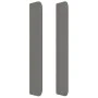 Headboard with dark gray fabric ears 203x16x118/128 cm by , Headboards and footboards - Ref: Foro24-3119841, Price: 113,09 €,...