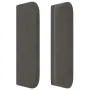 Dark gray velvet headboard 163x16x78/88 cm by , Headboards and footboards - Ref: Foro24-3118963, Price: 70,80 €, Discount: %
