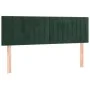 Cabecero con LED de terciopelo gris oscuro 144x5x78/88 cm de , Cabeceros y pies de cama - Ref: Foro24-3121901, Precio: 64,65 ...