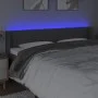 Cabecero con LED de tela gris oscuro 163x16x78/88 cm de , Cabeceros y pies de cama - Ref: Foro24-3123481, Precio: 82,36 €, De...