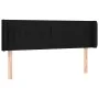 Black fabric headboard with LED 147x16x78/88 cm by , Headboards and footboards - Ref: Foro24-3123474, Price: 64,89 €, Discoun...