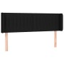 Cabecero con LED de tela negro 147x16x78/88 cm de , Cabeceros y pies de cama - Ref: Foro24-3123474, Precio: 65,67 €, Descuent...