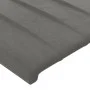 Light gray velvet headboard with LED 147x16x118/128 cm by , Headboards and footboards - Ref: Foro24-3124334, Price: 126,72 €,...