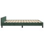 Dark green velvet bed frame with headboard 140x190 cm by , Beds and slatted bases - Ref: Foro24-3125876, Price: 221,73 €, Dis...