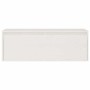 Conjunto de mueble de TV 3 piezas madera maciza de pino blanco